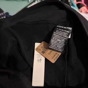 VS Pink XL black crop leggings